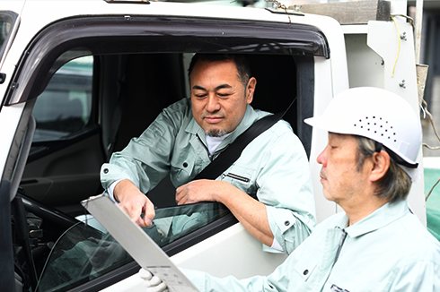 運転席で教わるドライバー